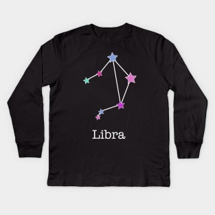 A Zodiac Sign Test Libra Kids Long Sleeve T-Shirt